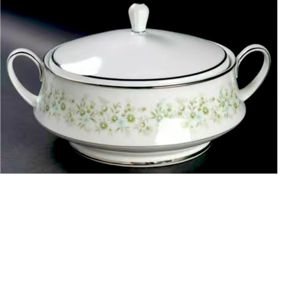 NORITAKE “Savannah” Covered Vegetable Bowl